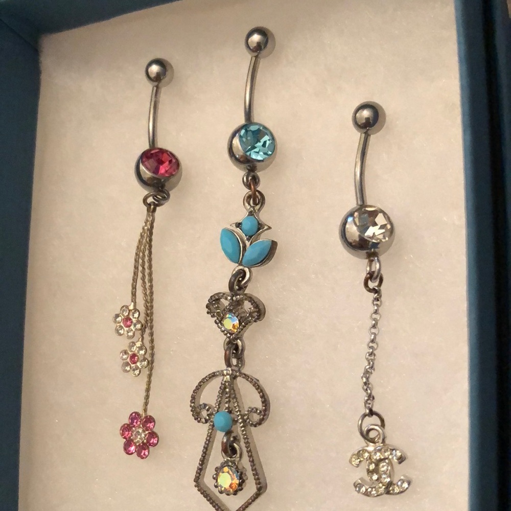 set of high quality belly rings